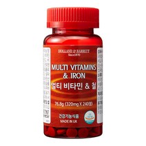 홀랜드앤바렛 멀티 비타민 & 철 240정, 1개