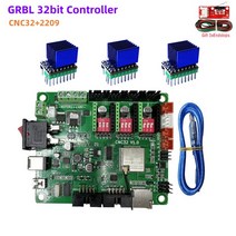 CNC조각기 공작기계 목재CNC가공 GRBL 32 비트 컨트롤러 브레이크 아웃 보드 확장 카드 MKS TS35-R 디스플, 01 CNC32-2209