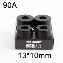 스케이트보드 스케이트 보드 부싱 PU 쿠션 댄싱 롱보드 충격 방지 액세서리 트럭 휠 스쿠터, [07] 90A Black