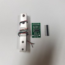 로드셀 5KG 무게센서 HX711AD모듈 라즈베리파이 아두이노, 1