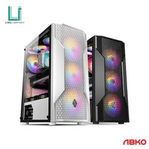 ABKO NCORE 베놈 식스LED 강화유리 화이트