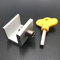 창문락 슬라이드락 잠금장치 도어 샷시 방범창(1단)