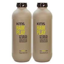 KMS 헤어플레이 헤어 스타일링 젤, 2개, 750ml