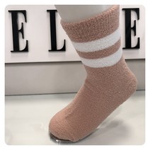 엘르양말 프랑코페라로 숙녀 여성 수면 중목 수족냉증 겨울 발열 밍크 무압박 발목띠 3색 양말 FF 21617 B