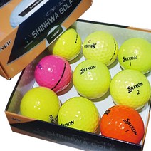 스릭슨 A등급 혼합 로스트볼 골프공 9알x5박스 45알, 컬러, 45구