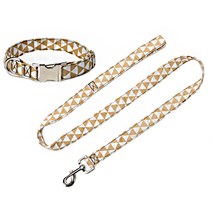 제제펫 반려동물 북유럽세모 버클목줄세트 S, G378PDRL137, 1세트