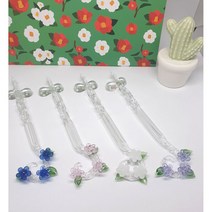 캘리그라피 유리펜 글라스펜 딥펜 벚꽃 다발 시리즈, 블루