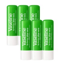 바세린 립테라피 케어스틱 알로에베라 립밤4.8g, 6개