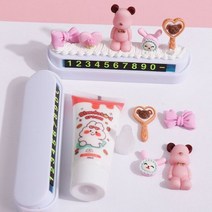 산리오 시나모롤 시나몬롤 수제 DIY 소재 패키지 주차 표지판 이동 휴대폰 번호판 자동차 일시 정차, 10