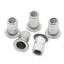 핸드 에어 리벳 못 리벳건 전동 수동 아답타 리벳팅기 머신 기계 리베팅 건 10pcs 알루미늄 합금 너트 플랫 헤드 삽입 캡 M3 M4 M5 M6 M8 M10 M12, [01] M3 10pcs, 10개