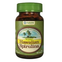 뉴트렉스하와이 퓨어 하와이안 스피룰리나 퍼시피카 500mg 타블렛 비건 글루텐 프리, 100개입, 4개