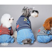 막둥이 강아지 외출 산책용 올인원 패션 의류 반려동물 돌보기, 그레이L
