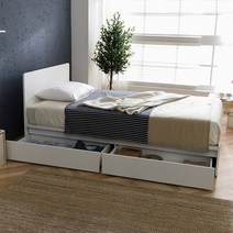 동서가구 앙쥬 서랍 평상형침대 SS 773 프레임, 오크