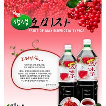 청솔 오미자 원액, 2개, 1.5L