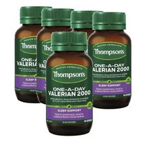 호주 톰슨 Thompsons Valerian 원어데이 발레리안 2000mg 60캡슐, 5팩