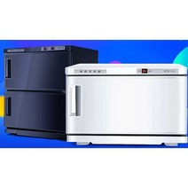 타올스팀기 타올온장고 미용실 네일샵 피부관리실, 단일 도어 UV 및 가열 검정색