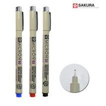 [씨엠몰-JS] 사쿠라 피그마 마이크론 03 (0.35mm) 캘리 일러스트 만화그리기, 파랑, 1개