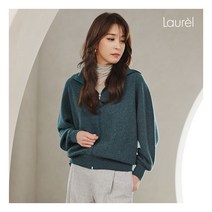 [라우렐] () 홀가먼트 라쿤 메리노울 블랜딩 집업 가디건
