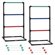 Franklin Sports 전문 사다리 볼 세트 - 강철 구조 골프 야외 잔디 게임 해변, Family