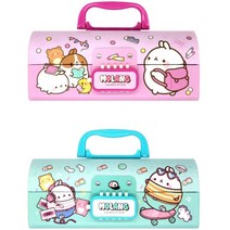 비밀오픈 몰랑이 지함필통 초등 여아 펜슬포켓 선물 여자, 랜덤