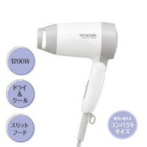 TESCOM 테스콤 TD105B-W [미니 드라이어 화이트] 경량290g, 단일