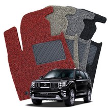 하이글로씨 모하비 1세대~더마스터 코일매트 확장형 전차종 차량용 카매트, K162-3/, 일반형/블랙/1+2열