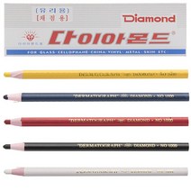 보성/다이아몬드색연필 1타=12입, 황색(유리용), 황색(유리용)