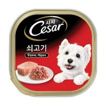 시저 애견 캔사료 쇠고기 100g X 24ea