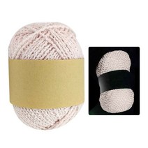 자이언트얀 벨벳 두꺼운털 페브릭 가방 DIY 뜨개질 새로운 야광 기능성 원사 글로우 다크 폴리에스터 청키, 한개옵션1, 03 Light pink