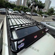 차량용 루프렉 짐받이 루프렉 캐리어 지붕 캐리어, 구멍x블랙투다(Tuda)스테인레스스틸러기지랙