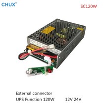 ups 무정전 전원 공급 장치 컴퓨터 전력 장비 보호 손실 방지Chux 12v 24v 스위칭 전원 공급 장치 120w 10a 5a sc-120-12v 24v 범용 ac 기능, sc-120w-24v