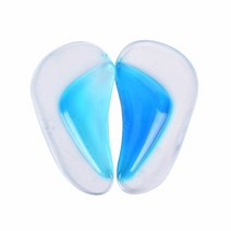무릎교정기 2pcs xo 유형 다리 보조기 신발 패드 평발 보조기 깔창 내 8 발가락 발 내반 올바른 신발 깔창, 1-1 쌍