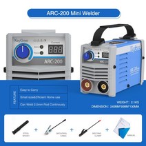 인버터 아크 용접기 KeyGree 유로 품질 미니 단상 220V 인버터 MMA 휴대용 ARC200220240 미니, 협동사, ARC-200 미니
