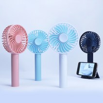 카르닉 USB 휴대용 핸디 선풍기 + 다용도 거치대, KHF-001, 화이트