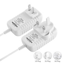 범용 AC 110V-240V DC 12V 2A 전원 공급 장치 어댑터 벽 충전기 미국/유럽/영국 플매트 카펫 러그 ADSL 모뎀 허브 CD 플레이어용 1.08m 긴 케이블, [02] EU Plug