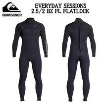 [QUIKSILVER]퀵 실버 2022 봄 여름 EVERYDAY SESSIONS 2.52 BZ FL FLATLOCK 맨즈 풀 슈트 웨트 슈트 초경량 신축 성능 서핑 [내일 락 대응]