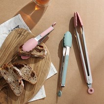 푸코 실리콘 빵집게 주방집게 달빛스토어, 핑크 소