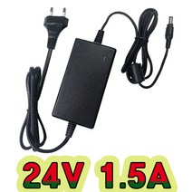 순흥전기 어댑터 24V 어댑터 모음 24V 1A ~ 6.3A 까지 생산 아답터 직류전원장치, 24V 1.5A 전원선일체형