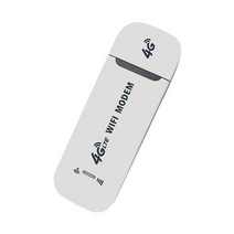 유심라우터 4G 무선 라우터 LTE 휴대용 자동차 모바일 광대역 네트워크 포켓 2.4G 100Mbps 핫스팟 SIM 잠금 해제 와이파이 모뎀, [03] White
