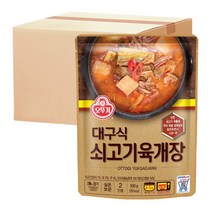 오뚜기대구식 쇠고기 육개장 500G 12팩, 1개