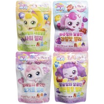 인터팜 반짝반짝 캐치티니핑 젤리 60g 4종 티니핑씰 포함, 1세트