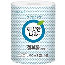 깨끗한나라 ECO 점보롤화장지 2겹 250m 300m 4롤 가정 업소용 화장지, 점보롤250m 4롤