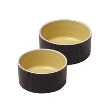 메종오브제 블랙포레스트 공기대접 세트, 메이플옐로우, 공기 + 대접