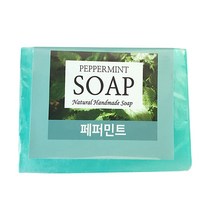 누리 내추럴 아로마 수제 비누 페퍼민트, 90g, 1개