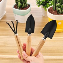 정원화분 미니 정원 삽 발톱 도구 나무 손잡이 DIY 손 제한 영역 꽃 냄비 3 개/대, 한개옵션0