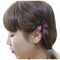 BNP 여름 헤어핀 스와로브스키 스톤 헤어핀 고정잘되는 꽃머리핀 고급 꽃실핀 가벼운헤어핀
