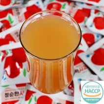 청송 사과즙 50포 (1봉 120ml) 100%사과 착즙주스 사과쥬스 NFC착즙 HACCP인증, 1개