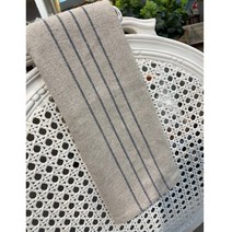 포그린넨워크 리투아니아 린넨 키친크로스 11 color, 블루 스트라이프, 블루 스트라이프, 1개
