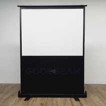 이동형 빔프로젝터 스크린 이동식 포터블 매트 빔프로젝트 미니빔 캠핑용 빔스크린 롤스크린, 03) 포터블 매트원단 빔스크린 80인치