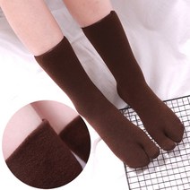 기모발가락양말 기모 발가락 양말 보온 엄지 삭스 기모 양모 도톰 여자 긴목 학생 패션 스트릿 스니커즈 운동화 무지